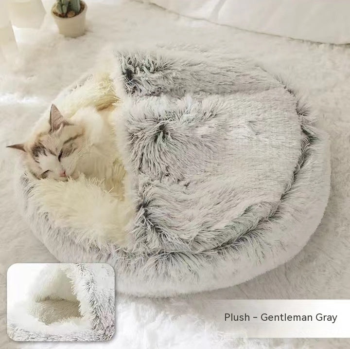 Soft Long Plush Pet Bed