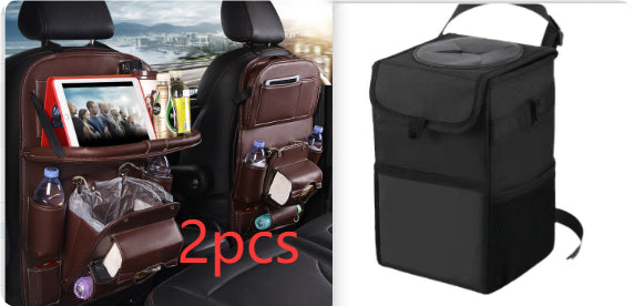 Leather Car Seat Back Organizer