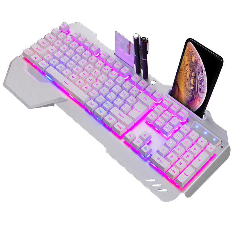 Gaming Keyboard RGB With Phone Holder