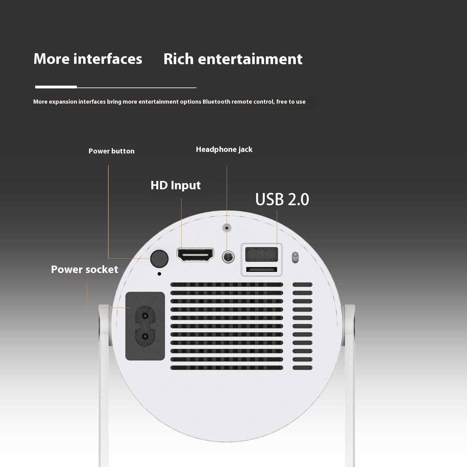 Mini Portable Home Video Projector
