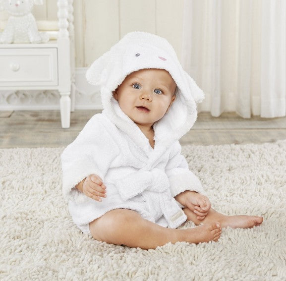 Cotton Baby Animal Hooded Bathrobe
