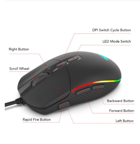 High Precision Wired Gaming Mouse