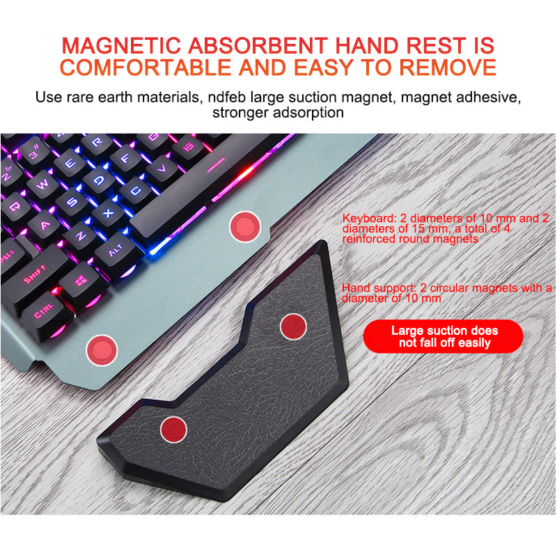 Gaming Keyboard RGB With Phone Holder