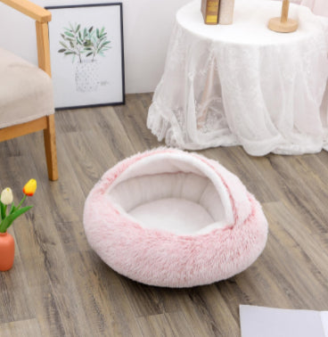 Soft Long Plush Pet Bed