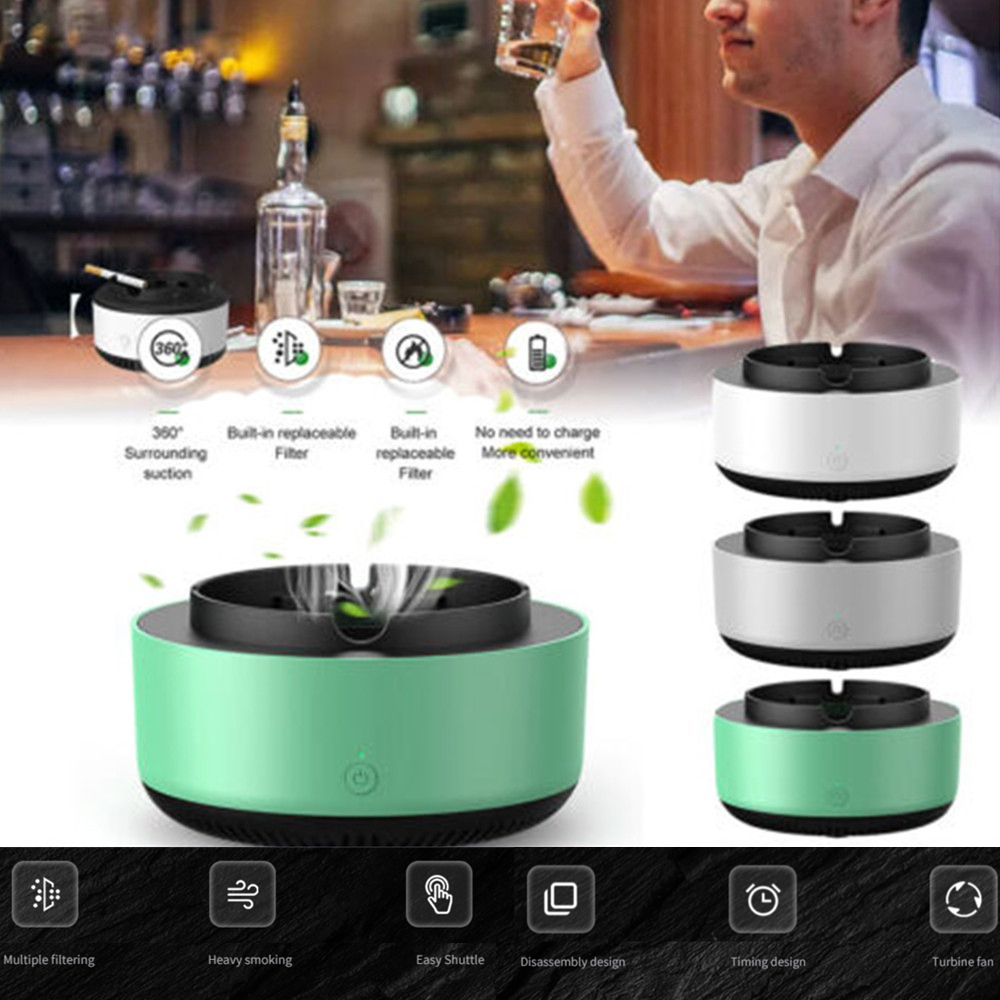 Automatic Smoke Purifier Ashtray