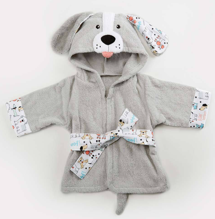 Cotton Baby Animal Hooded Bathrobe