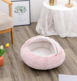 Soft Long Plush Pet Bed