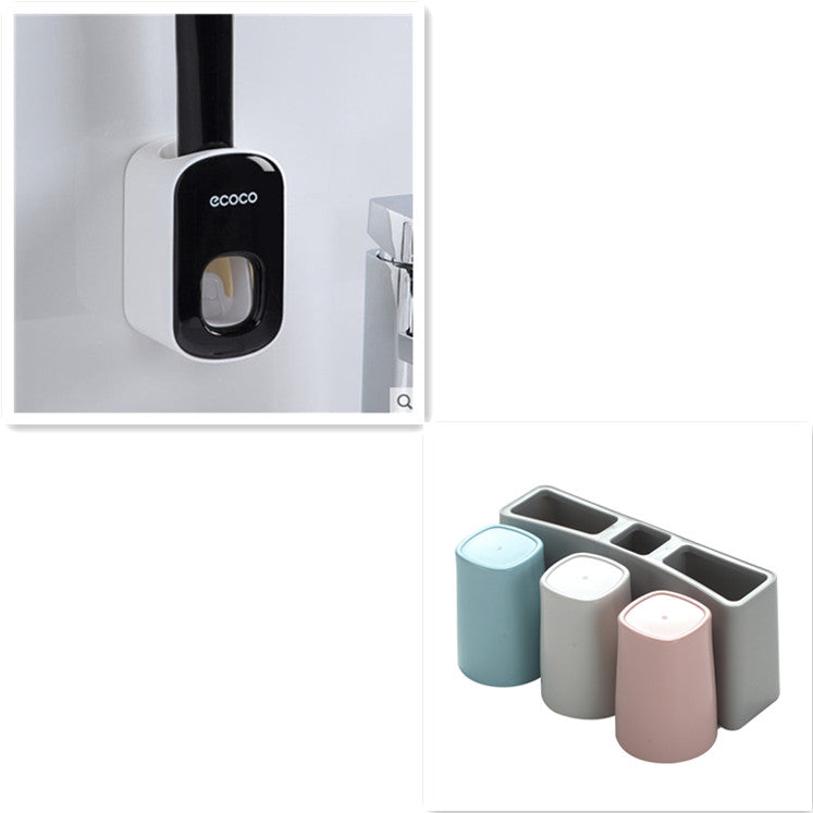 Automatic Toothpaste Holder Bathroom Set