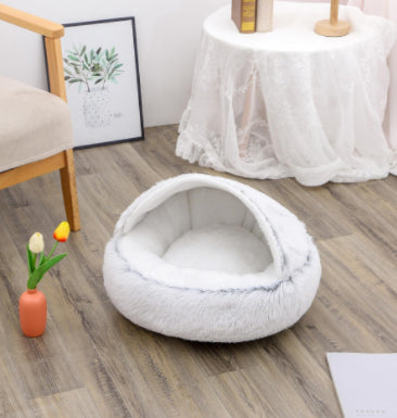 Soft Long Plush Pet Bed