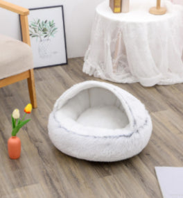 Soft Long Plush Pet Bed