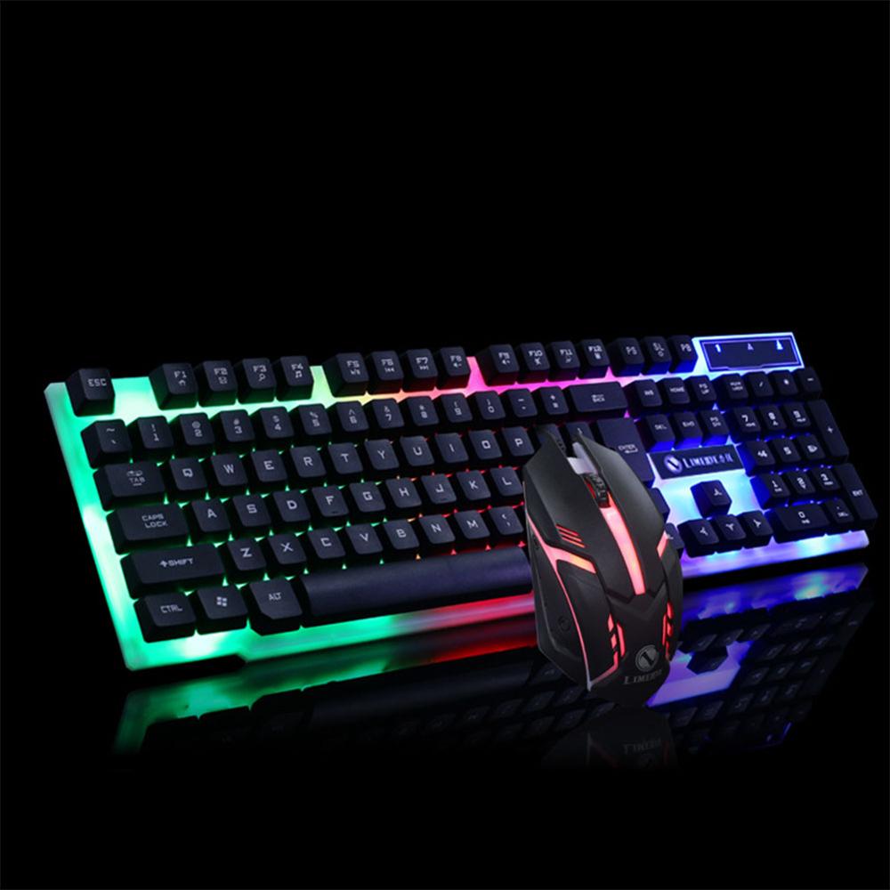 GTX300 Glowing Gaming Keyboard Mouse