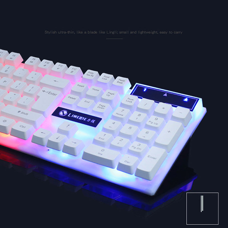 GTX300 Glowing Gaming Keyboard Mouse