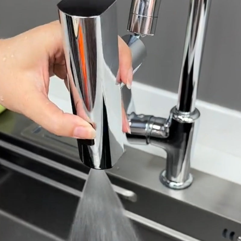 Universal Rotating Faucet Waterfall Bubbler