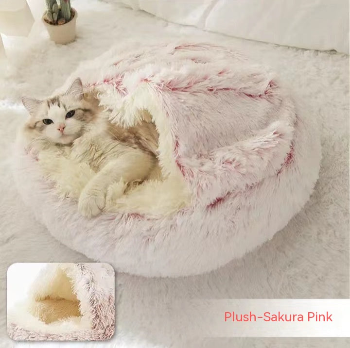 Soft Long Plush Pet Bed