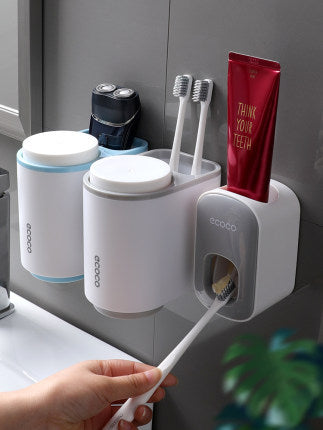 Automatic Toothpaste Holder Bathroom Set