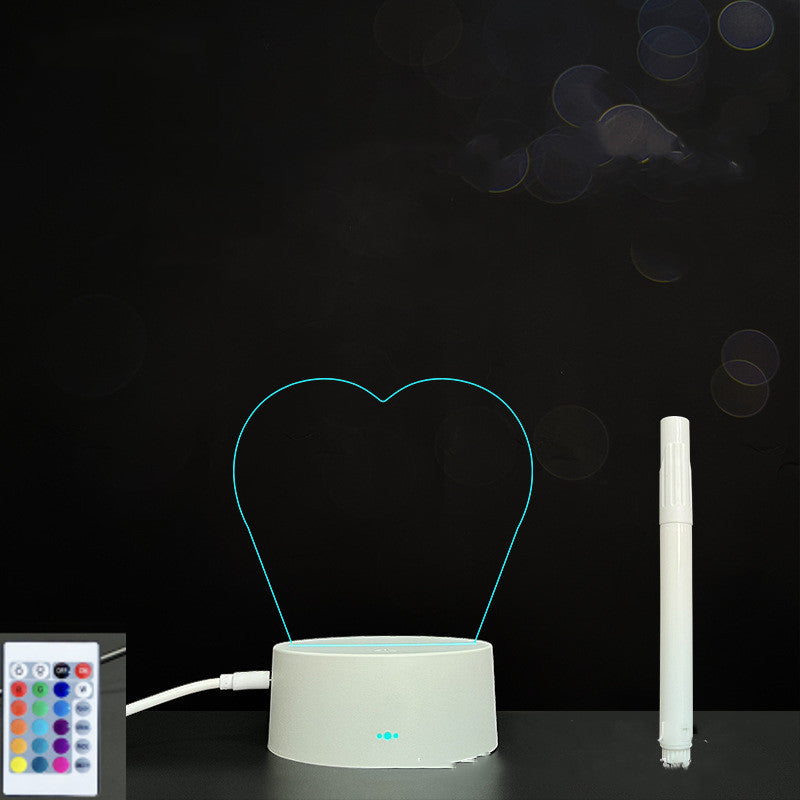 3D Acrylic Message Board Light