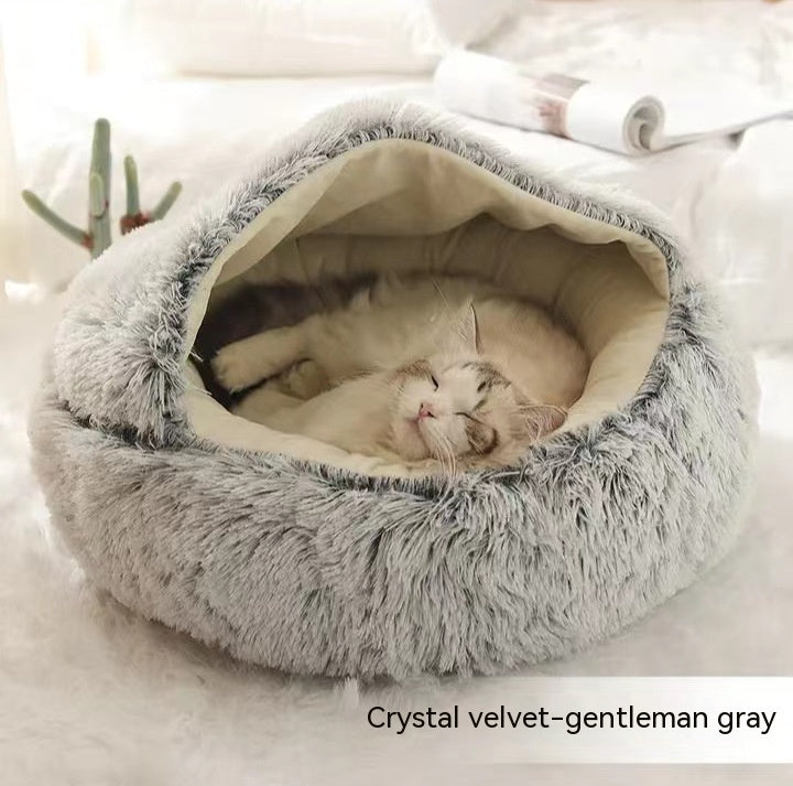 Soft Long Plush Pet Bed