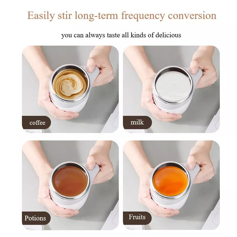 Electric Magnetic Self Stirring Cup
