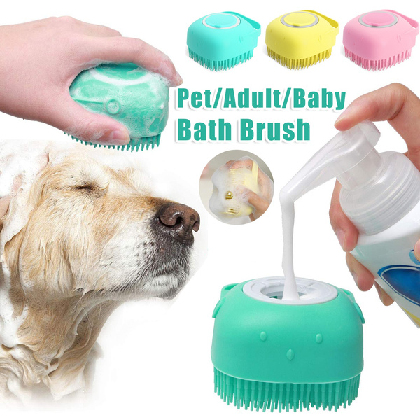 Pet Grooming Silicone Bath Brush