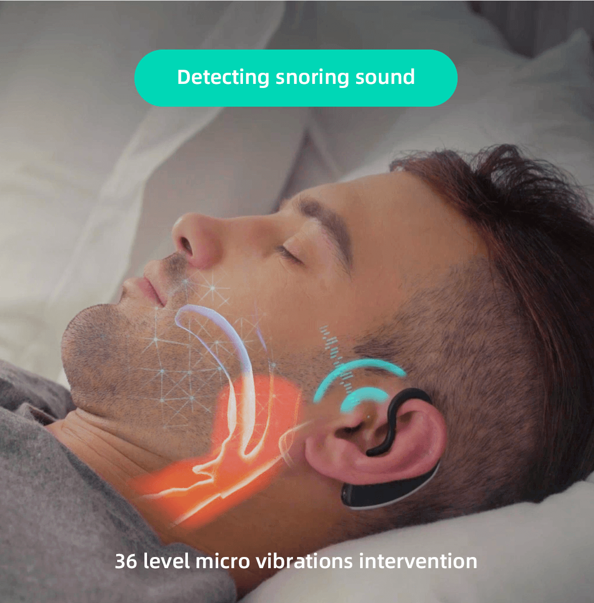Anti Snoring Bluetooth Sleeping Device