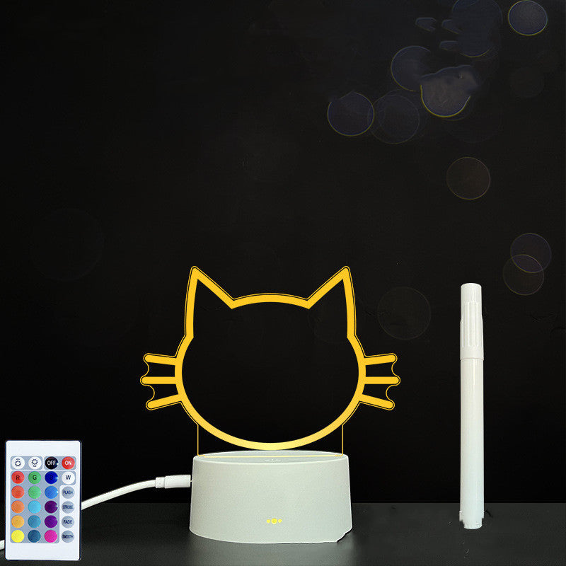 3D Acrylic Message Board Light