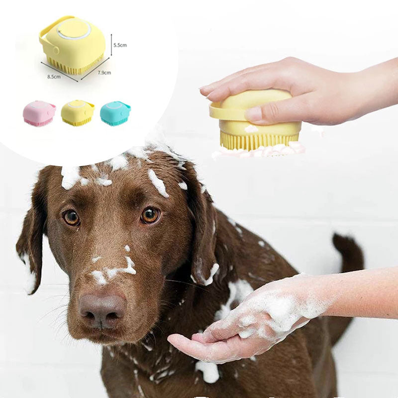 Pet Grooming Silicone Bath Brush
