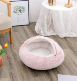 Soft Long Plush Pet Bed